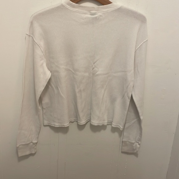 Women’s Target Wild Fable Waffle Cropped Long Sleeve - Picture 4 of 4
